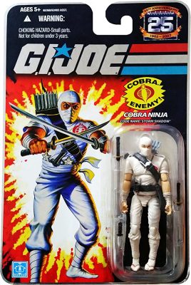 Amazon.Com: G.I. Joe 25Th Anniversary: Classic Storm Shadow (Cobra Ninja)  3.75 Inch Action Figure : Toys & Games