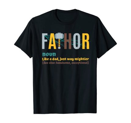 Amazon.Com: Fathor Tshirts For Men Father'S Day Gift Viking Fathor Hero T- Shirt : Clothing, Shoes & Jewelry