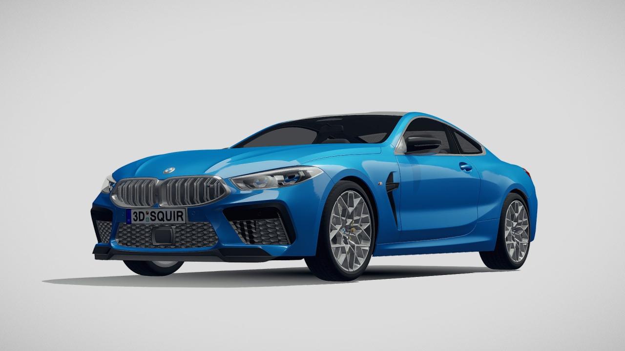 Bmw M8 Competition Coupe 2020 - Buy Royalty Free 3D Model By Squir3D  (@Squir3D) [0C01F4A]