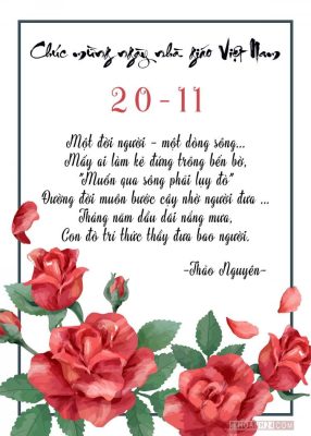 Chi Tiết Với Hơn 51 Về Mẫu Thiệp Chúc Mừng 20 11 Mới Nhất -  Cdgdbentre.Edu.Vn