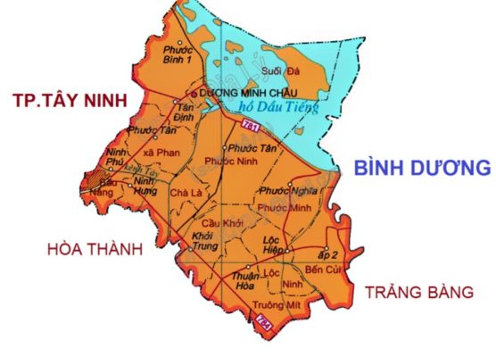 Bản Đồ Hành Chính Tỉnh Tây Ninh Khổ Lớn Năm 2023