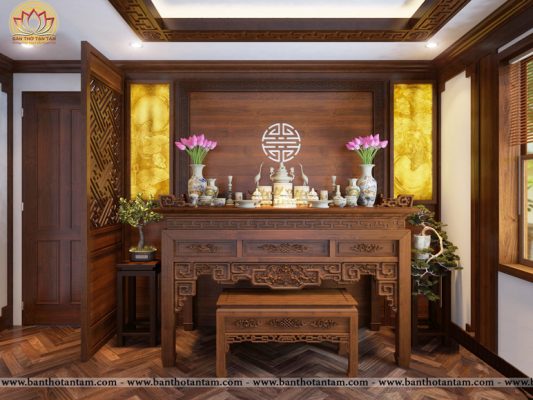 100+ Mẫu Bàn Thờ Gia Tiên Đẹp Phù Hợp Với Mọi Không Gian | Bàn Thờ Tận Tâm