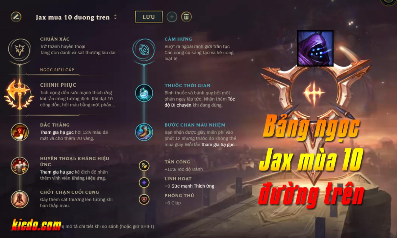 Jax Mùa 13: Bảng Ngọc, Cách Lên Đồ Jax Build Mạnh Nhất [Mới]