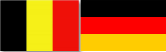 Chính Xác, Quốc Kỳ Đức Và Bỉ Đều Có Ba Dải Màu Đen, Vàng, Đỏ - Vnexpress