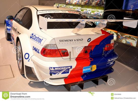 Bmw M3 Gtr 2004 Editorial Stock Image. Image Of Muller - 25643669