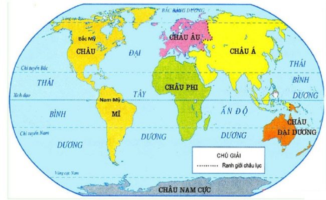 Thế Giới Có Bao Nhiêu Châu Lục? Bản Đồ Thế Giới Mới Nhất 2021