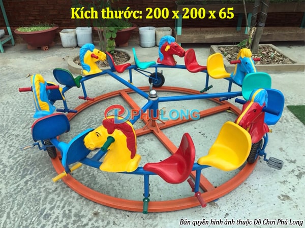 Đu quay trên ray đạp chân 12 con ngựa PL1109 - Xem ngay! Đu Quay Trên Ray Đạp Chân 12 Con Ngựa Pl1109 - Xem Ngay!