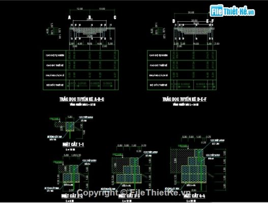 File Cad Kè Rọ Đá - Tường Chắn Đất