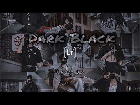 DemoZc | TONE DARK BLACK | Lightroom Mobile Presets FREE DNG | Chỉnh màu Dark Black