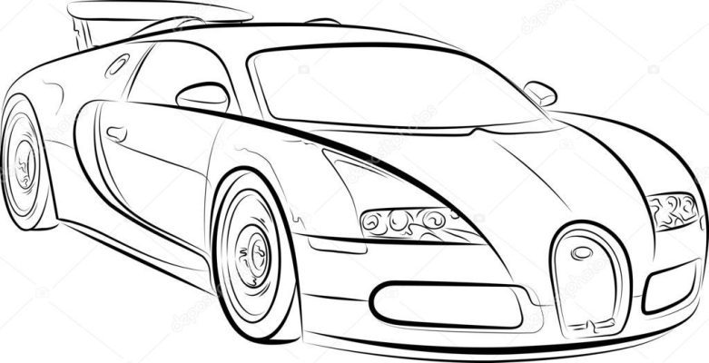 Vẽ xe ô tô đơn giản Simple car drawing Lovely Car  YouTube