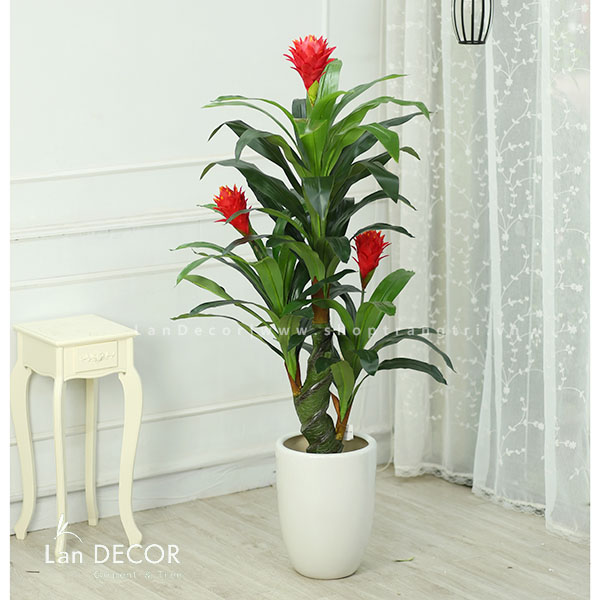 CÂY PHÁT LỘC HOA 150CM | LAN DECOR | LC2593 - Tường cây giả Cây Phát Lộc Hoa 150Cm | Lan Decor | Lc2593 - Tường Cây Giả