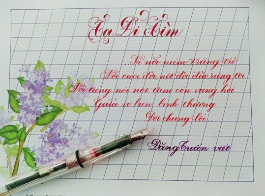 Cách Viết Chữ Đẹp Qua Mẫu Chữ Đẹp, Phương Pháp Luyện Chữ Đẹp