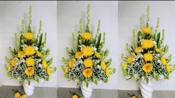 Cắm Hoa Bàn Thờ Đơn Giản | Cắm Hoa Dâng Phật Ngày Tết | Cắm Hoa Thúy Family  - Youtube