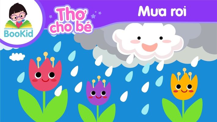Bài Thơ Mưa Rơi | Thơ Cho Bé | Thơ Mầm Non | Thơ Thiếu Nhi | Giáo Dục Trẻ  Em | Bookid - Youtube