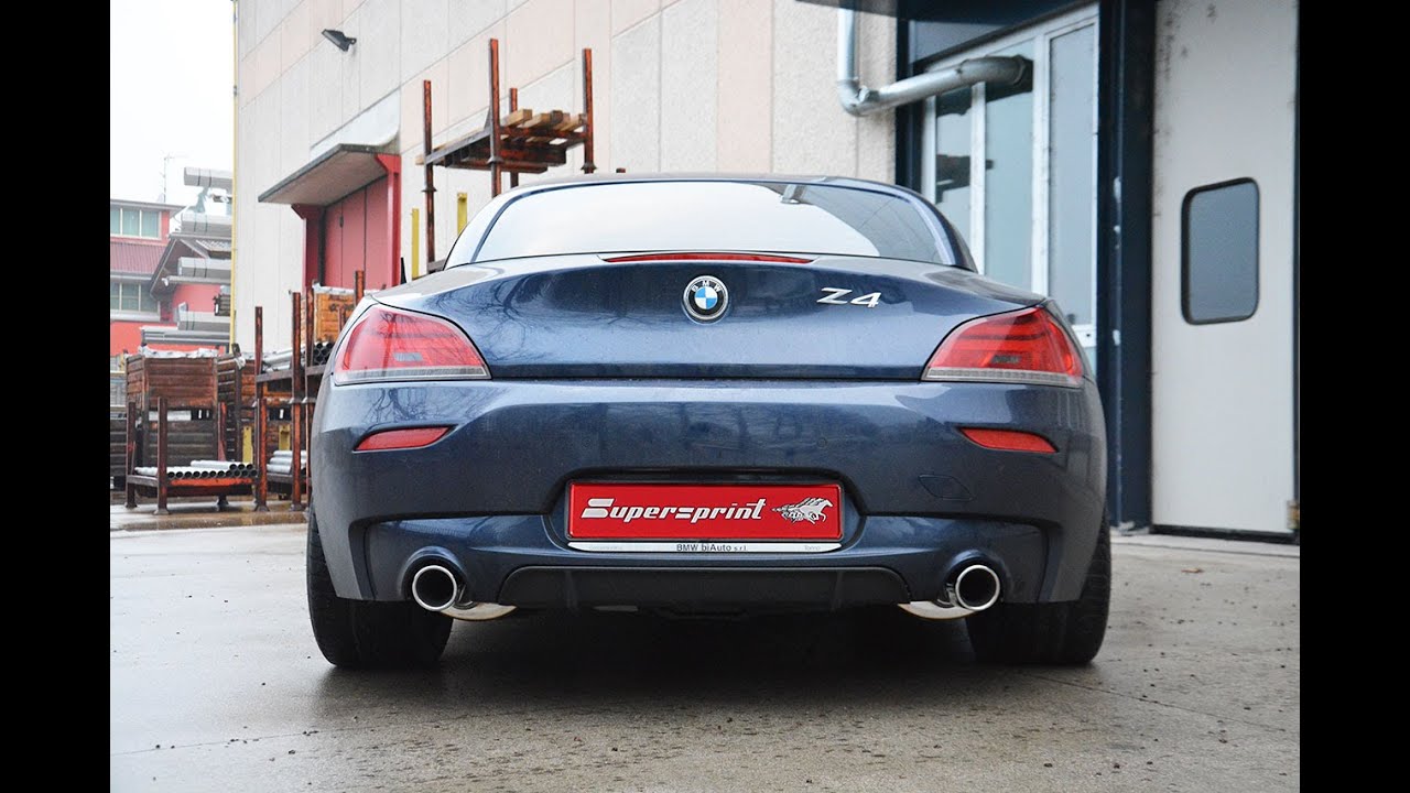 Bmw Z4 E89 35Is Sdrive Sound With Supersprint Sport Exhaust - Youtube