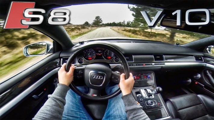 Audi S8 V10 Pov Test Drive 5.2 Fsi & Sound - Youtube