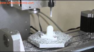 Chinacnczone Hy-3040 Diy 5 Axis Cnc Router--5Th Axis Working - Youtube