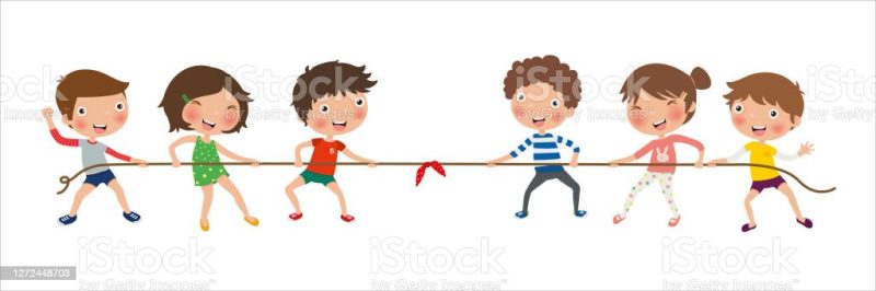 Trẻ Em Chơi Kéo Co Trẻ Em Kéo Dây Thừng Vector Minh Họa Bị Cô Lập Trên Nền  Trắng Hình Minh Họa Sẵn Có - Tải Xuống Hình Ảnh Ngay Bây Giờ -