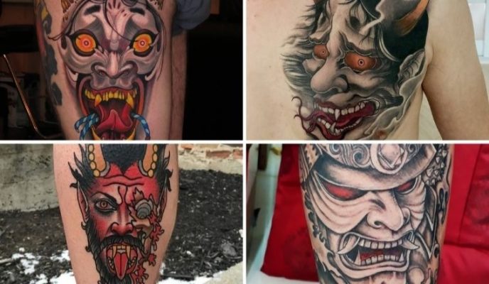 Ý Nghĩa Hình Xăm Mặt Quỷ, 40+ Mẫu Hình Xăm Mặt Quỷ Đẹp