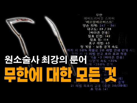 '원소술사 최강의 룬워드'  《무한》에 대한 모든 것!