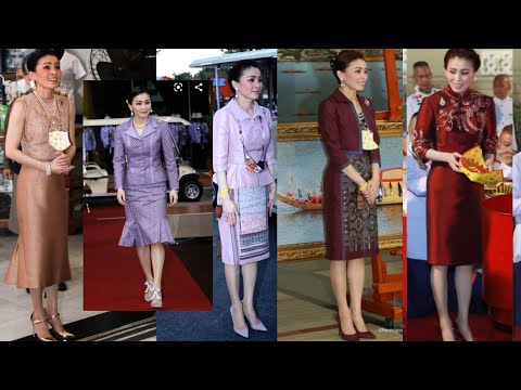 รวมฉลองพระองค์ในชุดผ้าไหม ของพระราชนี ในพระกรณียกิจต่างๆ งดงามมาก